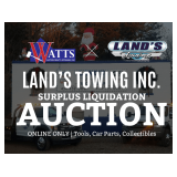 Lands Towing Surplus Liquidation Online Only