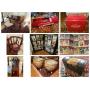 Over 450 Lots of Fine Furniture, Eclectic & Vintage Glass, Coins and Collectibles! 