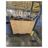 Large bin filled w/ IT cables/connectors/wire/misc