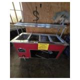 Commercial 4 Well Hot Food Table