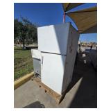 White Refrigerator/Personal Refrig/ Microwave