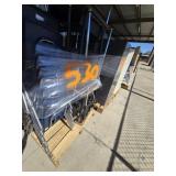 Large lot of student desks/ student chairs