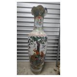 Large Chinese Floor Vase Famille Rose Style 6ft