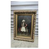 French Art w/ Ornate Frame 36"x38"