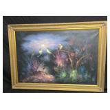 "Birds" Frame Art 42"x30"