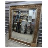 Lg Mirror Ornate Gilded or Silvered Frame 36"x48"