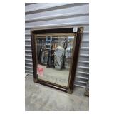 LgWall Mirror Ornate Gilded Border/Accents 36"x48"