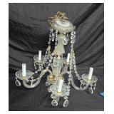 5 Light Clear Crystal Chandelier