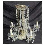 Crystal Glass Candelabra Chandelier