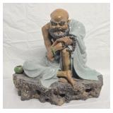 Shiwan Style Figurine "Bodhidharma" 16"