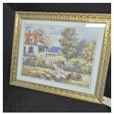 Farmhouse Art w/ Gilded Frame 27"x33"