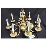 Dutch Style Brass Chandelier