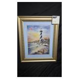 Lighthouse Framed Picture 21"x25"