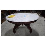 Kimball Vic Style Marble Top Coffee Table 34x22