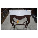 Rococo Style Marble Top Console Table 14x28x29