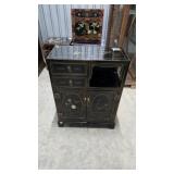 Chinese Chinoiserie Cabinet 33x16x31