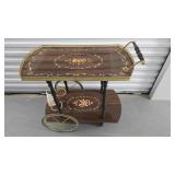 Italian Style Marquetry Bar Cart