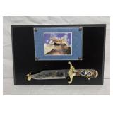 Bowie Knife "The American Eagle" Shadow Box