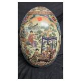 Satsuma Style  Decorative Egg 16"