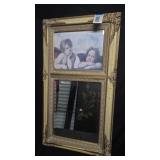French Trumeau Style Mirror w/Ornate Frame 24"x43"