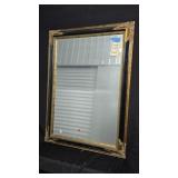 Rectangular Wall Mirror Gilded Frame 30"x42"