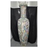 Large Chinese Floor Standing Baluster Vase 6ft 11"