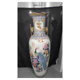 Large Chinese Floor Standing Baluster Vase 6ft