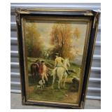 French Framed Art 31"x43"