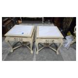 Asian Style Ming End Tables 24x24x24
