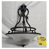 3 Light Inverted Bowl Pendant Chandelier