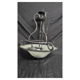 3 Light Inverted Bowl Pendant Chandelier