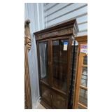 4 Door Lighted Curio Cabinet