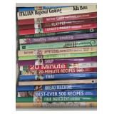 Box Lot of Cookbooks- See Book List in Photo