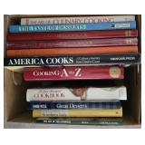 Box Lot of Cookbooks- See Book List in Photo
