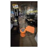 Freestanding hand-hygiene/sanitation station with