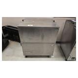 Beverage-Air stainless steel refrigerated cooler,