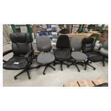 Lot of Assorted Office Chairs