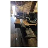 Assorted student/classroom desks, tables and chair