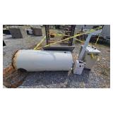 Large cylindrical tank/vessel with assorted metal