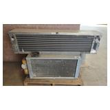 Two commercial refrigeration evaporator/coil units