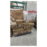 Large pallet assortment of disposable food-service