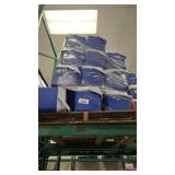 Large quantity of blue cafeteria/food-service tray
