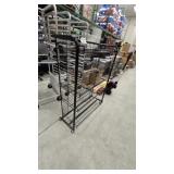 Assorted wire rolling carts/racks.