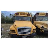 Full-size yellow school bus, unit/bus number 144;