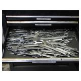 Tools in GM Toolbox Marked Combination Wrenches