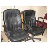 Two Highback Desk Chairs