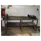 Iron Work Bench with Vice