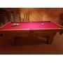 7 ft Brunswick slate  oak pool table excellent