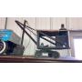 Old metal steam shovel toy 13 in tall