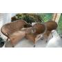 4 Piece Wicker Patio Set